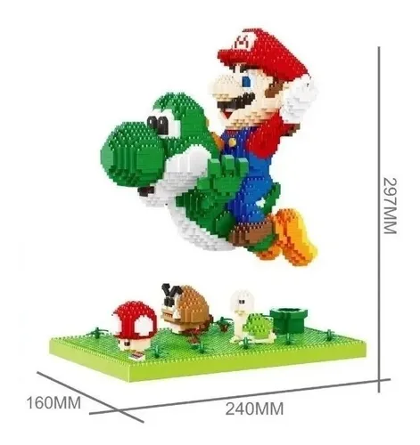 Bloques Para Armar Tipo Lego Mario Yoshi 3330 Pzs