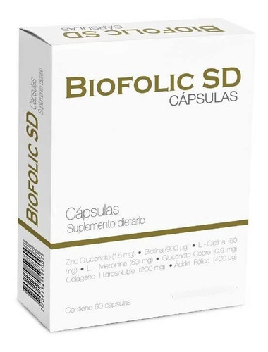 Biofolic Sd Cápsulas X 60 Und - Unidad a $3482