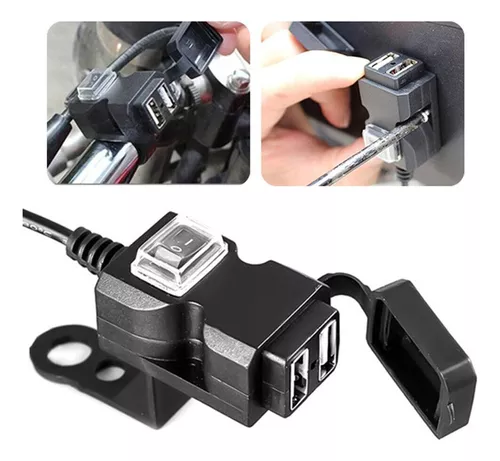 CLE DE TOUS - 12v Conector Toma de corriente mechero Encendedor USB para  moto