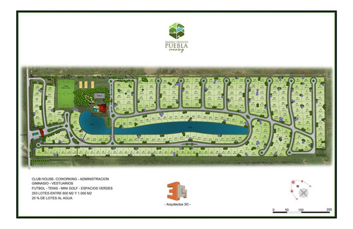Venta Lote Barrio Privado Puebla Canning