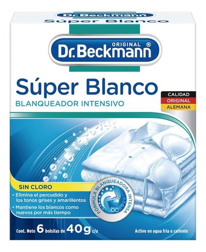 Dr. Beckmann, Blanqueador Intensivo, Súper Blanco 