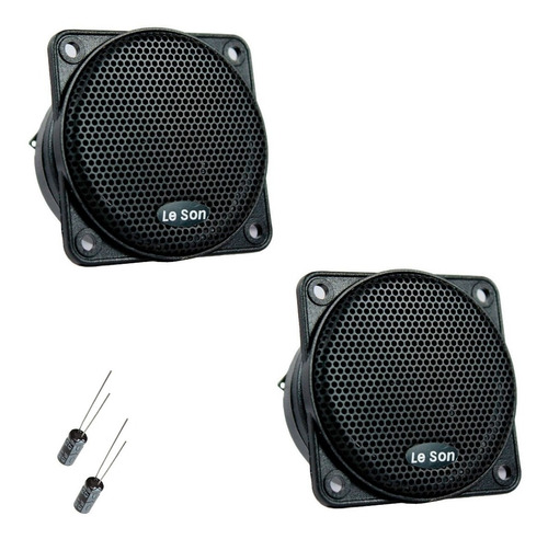 Par De Tweeter Tlx-1 200w Original Leson C/ Capacitores