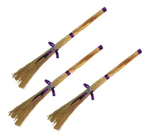 Comprar Kit 3 Vassouras Halloween Dia Das Bruxas Fantasia Infantil