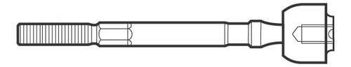 Terminal Direcao Axial Para Veiculo Fiat Uno Motor 92/12