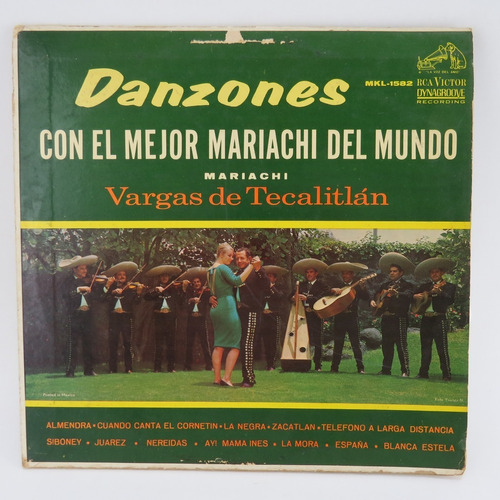 D1896 Danzones Con El Mejor Mariachi Del Mundo Lp