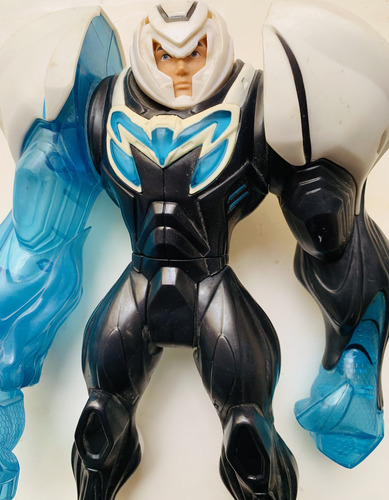 Max Steel Traje Turbo Fuerza Robot Blanco Azul Traje Y1520 (Usado)