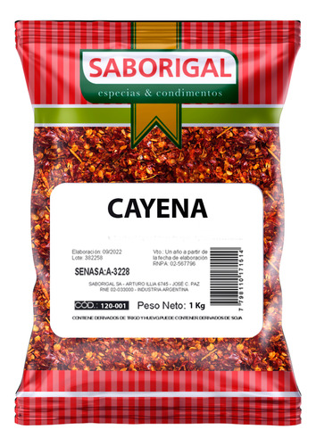 Cayena Roja Molida X  1 Kg