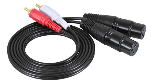 Cable De Audio A Micrófono, Consola Mezcladora Con Doble Amp