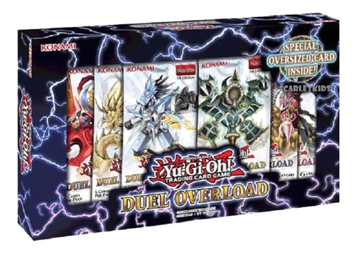 Yu-gi-oh! Duel Overload Box Yugioh Scarlet Kids Tcg Ingles