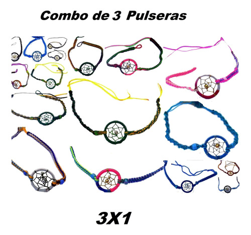 Pulseras Atrapasueños Miniatura Pulseras Amistad, 6 Unidades