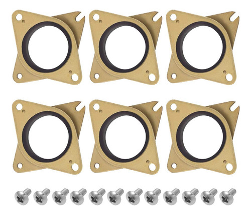 Amortiguadores De Vibraciones Stepper De Acero Y Caucho De 6