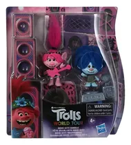 Comprar Trolls Dreamworks World Tour Rock City Bobble Con 2 Cifras, 1 Con Base Bobble Action Plus, Juguete Inspirado En The Movie World Tour
