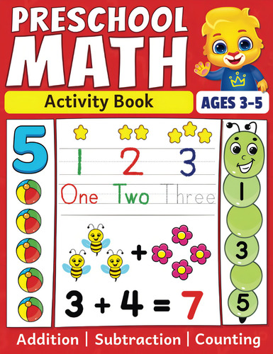 Preschool Math Activity Book, De By Rv Appstudios, Lucas & Friends. Editorial Independently Published, Tapa Pasta Blanda, Edición 1 En Inglés, 2023