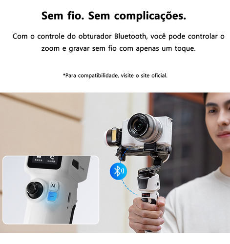 Estabilizador De Câmera Portátil Zhiyun Crane M3s De 3 Eixos
