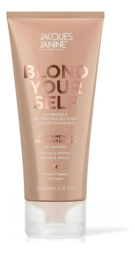 Tratamento Reconstrutor Jacques Janine Blond Your Self 200ml
