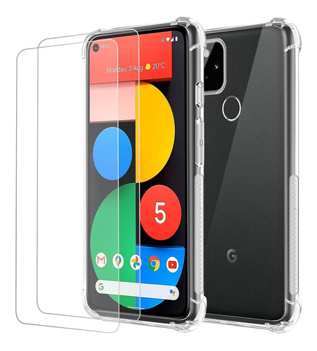 Caso De Protector De Pantalla Para Pixel 5 Google Pixel...