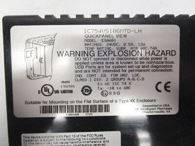 General Electric Ic754vsi06mtd-lh 24vdc 0.5a Nsmp Hhc