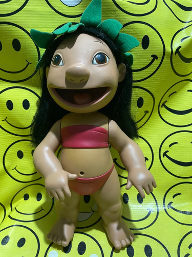 Lilo De Lilo Stich Muñeca Año 2001 Hasbro 28 Cm No Funciona (Usado)