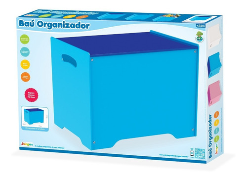 Imagem 4 de 5 de Baú Organizador - Azul