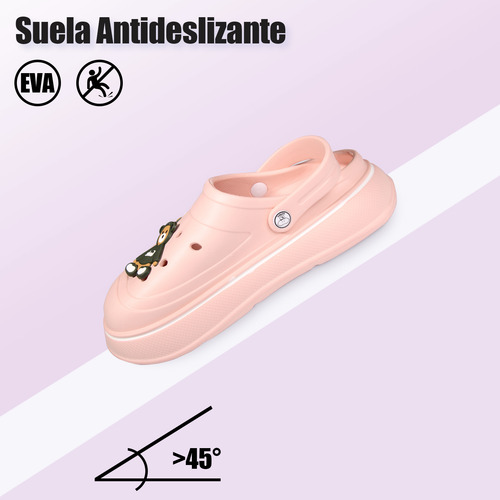 Chanclas Zuecos Sandalias Mujer Eva Ligero Anti-slip Diario