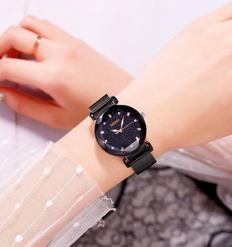 Reloj de mujer Skmei 9188 impermeable de lujo y moda delicada