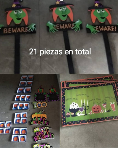 Decoración Para Fiesta De Halloween 21 Piezas