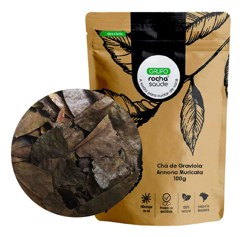 Chá De Graviola - Annona Muricata - Rico Em Fibras 100g -