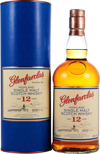 Whisky Single Malt Glenfarclas 12 Años Origen Escocia.