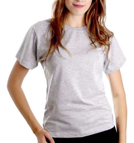 Camiseta Feminina Baby Look Roupa Algodão Blusinha Lisa