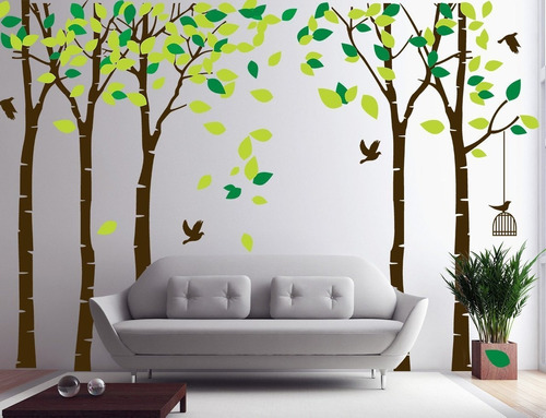 Vinilo Decorativo Pared [7c4516yl] Arboles