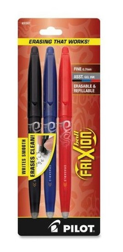 Pilot Frixion Ball Plumas De Gel Borrable Fine Pt (.7)