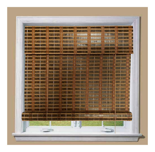 Thy Collectible Bamboo Roll Up Window Blind Sun Shade Luz In