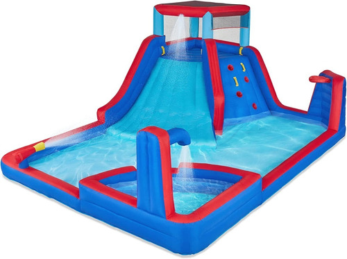 Piscina Inflable Tipo Parque Color Azul Marca Sunny & Fun