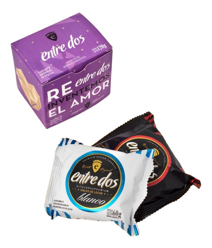Imagen 2 de 7 de Alfajores Entre Dos 2 Cajas X 2 Unidades. Caba Y Gba