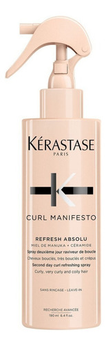 Kit Crema Spray y Aceite Tratamiento Para Cabello Rizado y Ondulado Kerastase Curl Manifesto 3 Pzas