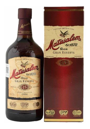 Ron Matusalem 15 Años Gran Reserva 750 Ml