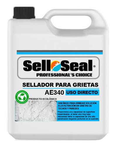 Sellador Acrílico Para Grietas Y Fisuras 4 Lts - Selloseal