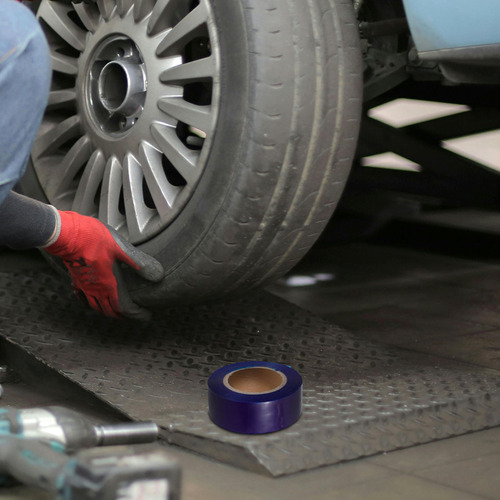 1 Rollo De Cinta Protectora Para Llantas De Coche, Cinta Azu