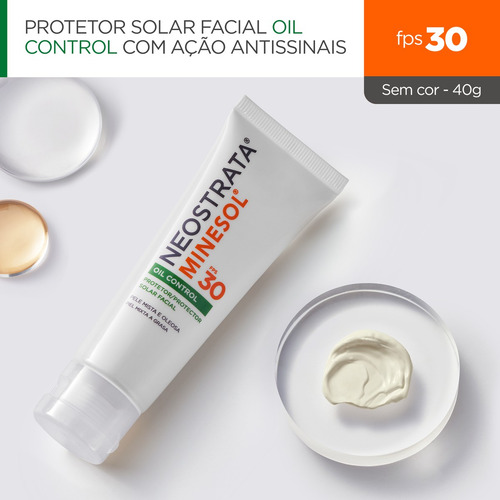 Protetor Solar Fps30 Minesol Oil Control 40g Neostrata