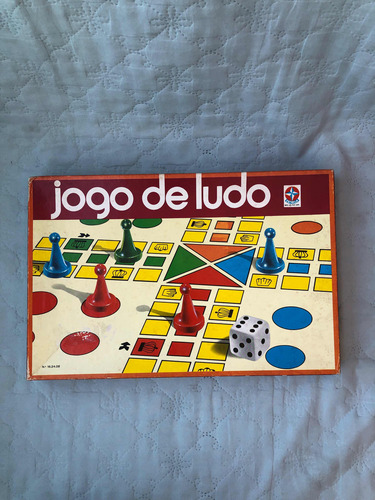 Jogo De Ludo Estrela Completo Antigo E Raro
