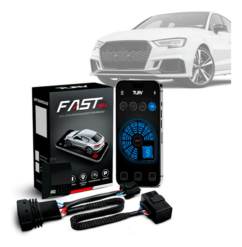 Módulo Acelerador Pedal Fast Com App Rs3 2015 16 17 18 19