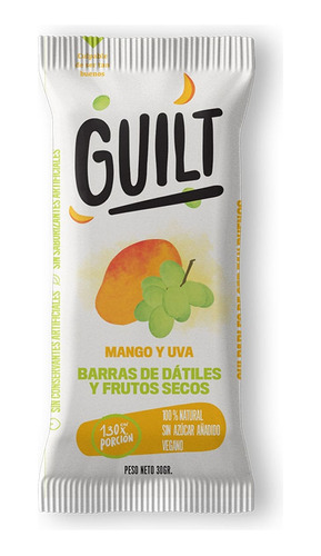 Barras Guilt Datiles Mango/uva 6 X 30g