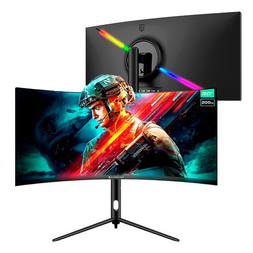 Monitor Gamer Ultrawide Curvo Safe Gamer 30” Polegadas Wfhd 200hz 1ms