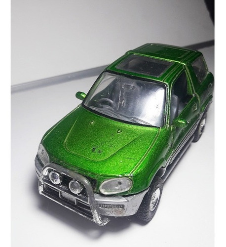 Juguete Auto Tins Toys Original - Camioneta Verde 13 Cm