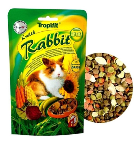 Alimento Completo Para Conejo 500g Tropifit/ Fauna Salud