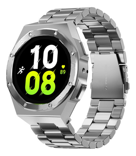 Funda De Lujo Con Correa P/ Galaxy Watch 6/5/4 44mm