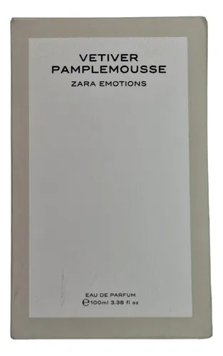 Zara Emotions Vetiver Pamplemousse Edp X 100ml Original