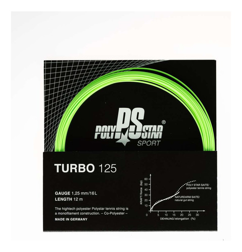 Cuerda Para Raqueta De Tenis Polystar Turbo 125 (12 Metros)