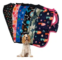 Comprar Ropa Abrigo Ponchos Capa Polar Estampado Mascotas Talle 7