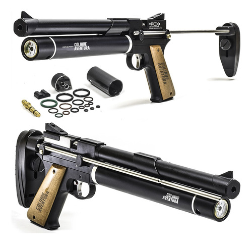 Pistola Pcp Fox Pp750 Plus - 5,5mm + Cargador + Culatin